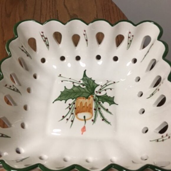 NEW RCCL Vintage Christmas Serving Dish - Picture 7 of 10